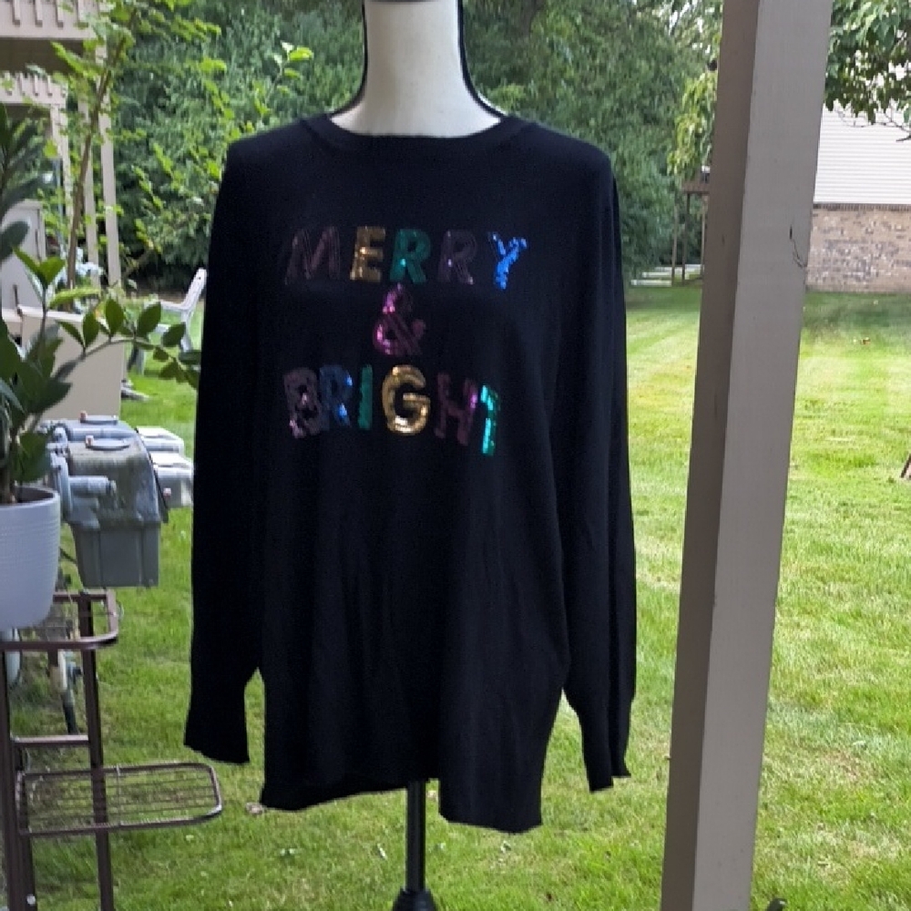Cynthia Rowley Black Knit Sweater